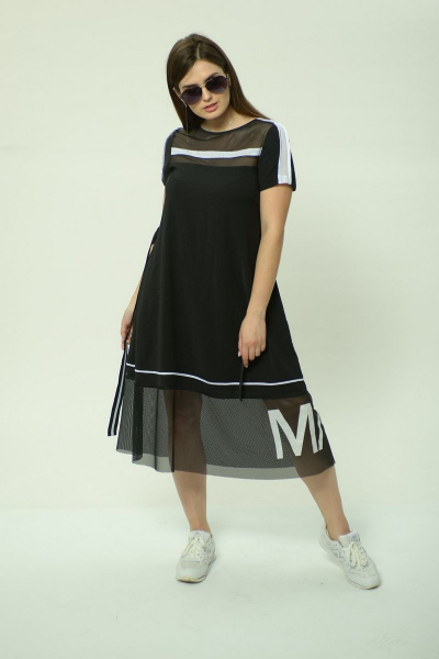 Платье MALI 4112 черный - фото 5