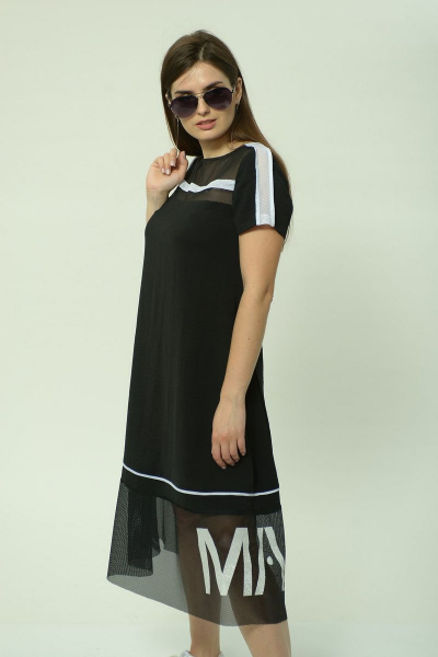 Платье MALI 4112 черный - фото 7