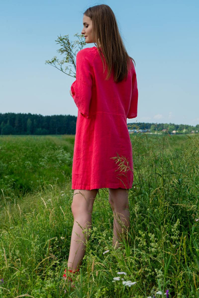 Платье Ружана 360-2 коралл - фото 2