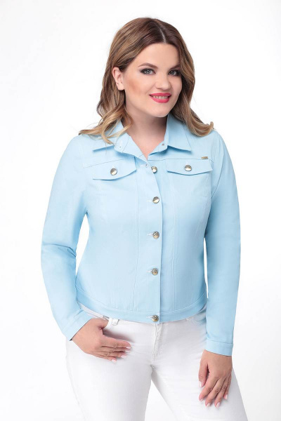 Блуза DaLi 5254 голубой - фото 1
