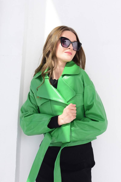 Куртка InterFino 97-2022 зеленый - фото 1