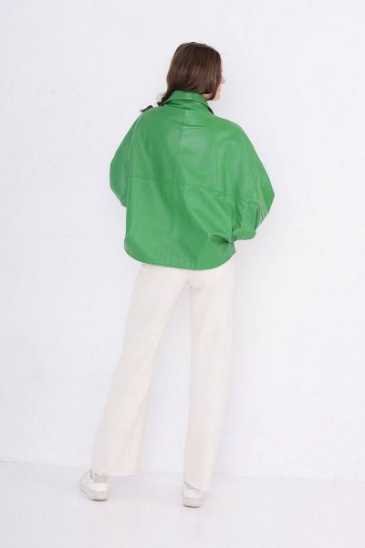 Куртка InterFino 105-2022 зеленый - фото 2