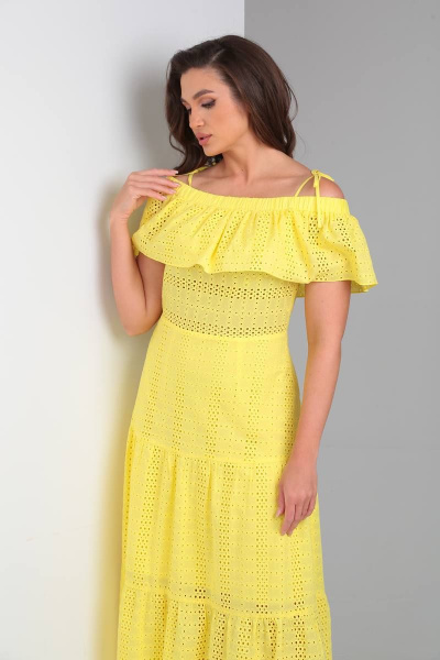 Платье TVIN 7630 желтый - фото 7