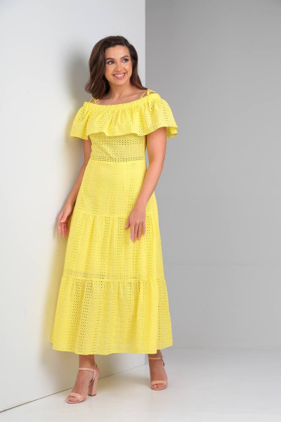 Платье TVIN 7630 желтый - фото 4
