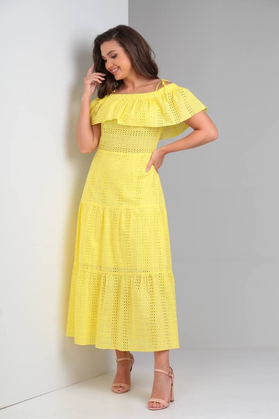 Платье TVIN 7630 желтый - фото 3