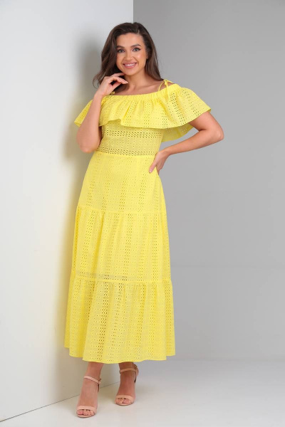 Платье TVIN 7630 желтый - фото 2