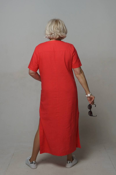 Платье Ollsy 1645 красный - фото 2