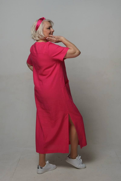 Платье Ollsy 1645 розовый - фото 4