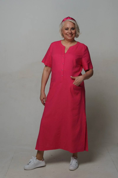 Платье Ollsy 1645 розовый - фото 1