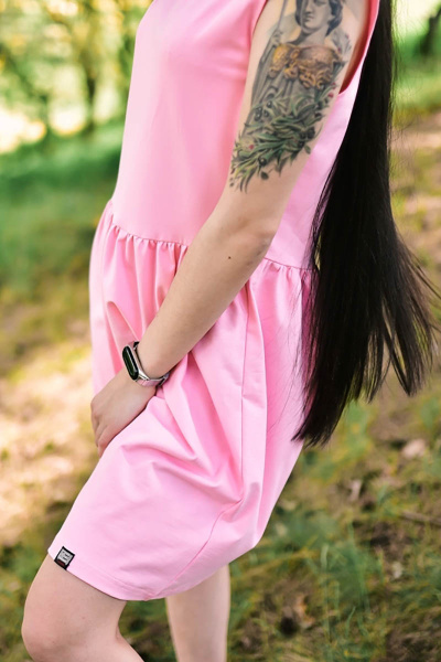 Платье RAWR 006 розовый - фото 5