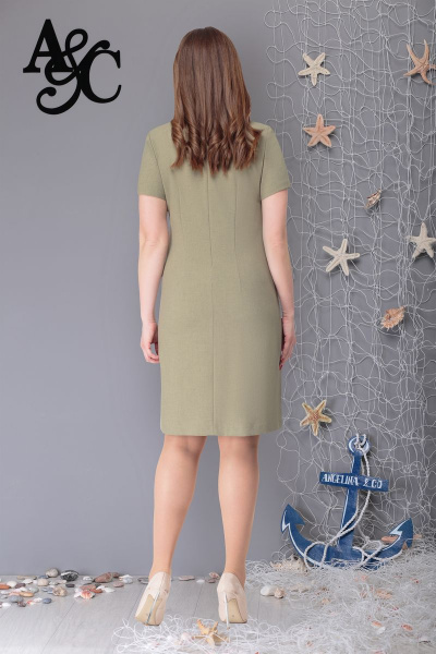 Платье Angelina & Сompany 280/2 зеленый - фото 2