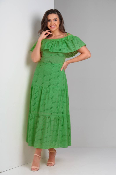 Платье TVIN 7630 зеленый - фото 1