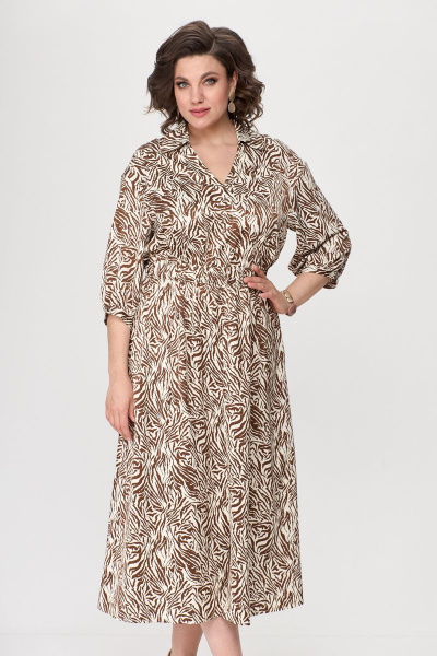 Платье Bonna Image 715-1 коричневый - фото 4