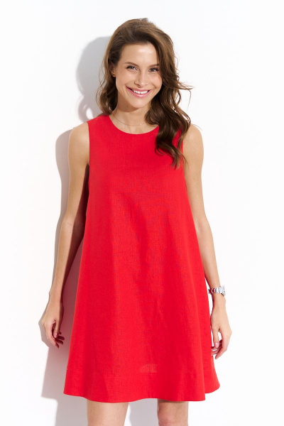 Платье Luitui R1081 красный - фото 1