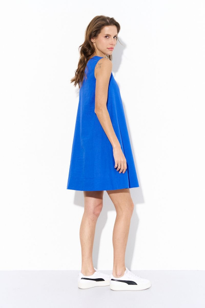 Платье Luitui R1081 ярко-синий - фото 4