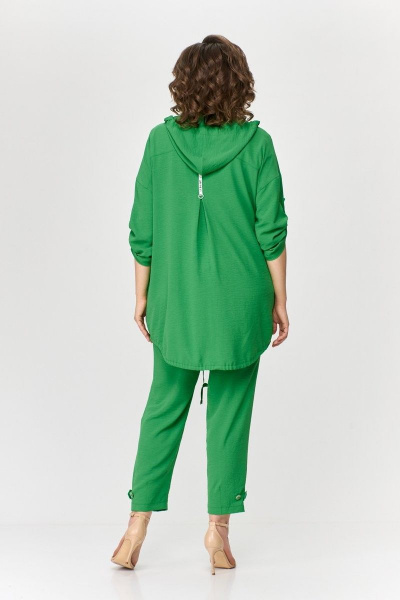 Блуза, брюки, кардиган Милора-стиль 1113 зеленый - фото 3