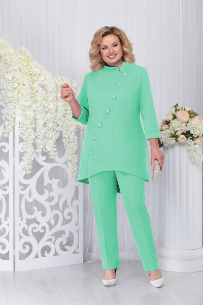 Блуза, брюки Ninele 5726 св.зеленый - фото 1