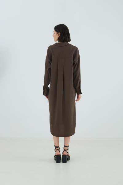 Платье Elema 5К-12489-1-170 коричневый - фото 6