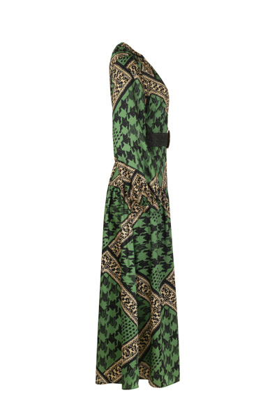 Платье Elema 5К-12655-1-164 зелёный_принт - фото 2