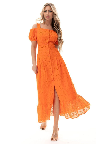 Платье Golden Valley 4826 оранжевый - фото 1