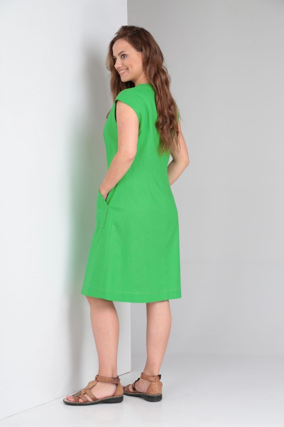 Платье Andrea Fashion 8 зеленый - фото 9