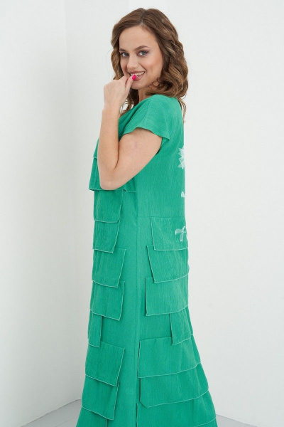 Платье Fantazia Mod 3425/1 зеленый - фото 3