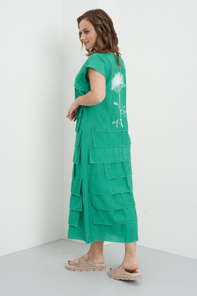 Платье Fantazia Mod 3425/1 зеленый - фото 2