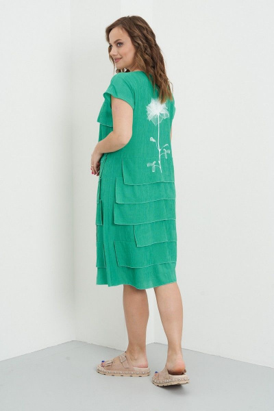 Платье Fantazia Mod 4201/1 зеленый - фото 3