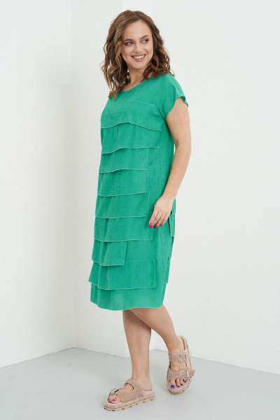 Платье Fantazia Mod 4201/1 зеленый - фото 2