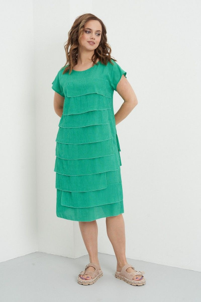 Платье Fantazia Mod 4201/1 зеленый - фото 1