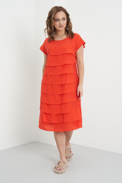 Платье Fantazia Mod 4201/1 апельсин - фото 1