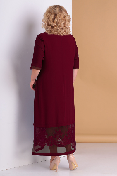 Платье Algranda by Новелла Шарм А3301-бордо - фото 2