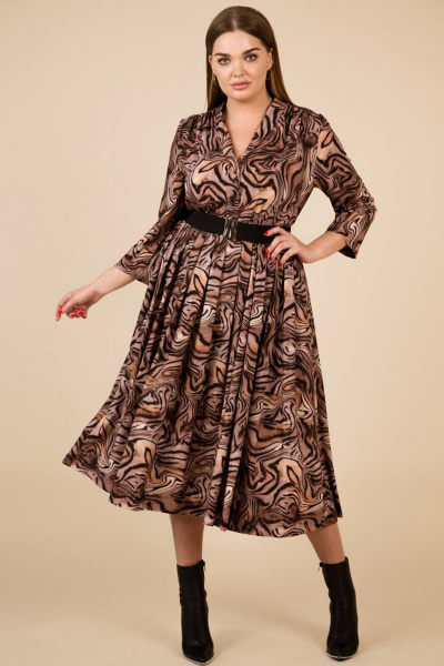 Платье Teffi Style L-1425 бурбон - фото 1
