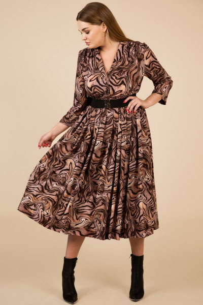 Платье Teffi Style L-1425 бурбон - фото 3
