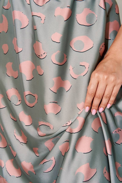 Платье FOXY FOX 1474 серо-розовый - фото 5