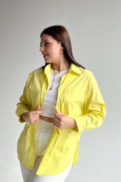 Рубашка LindaLux 1-231 желтый - фото 8