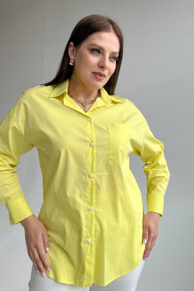 Рубашка LindaLux 1-231 желтый - фото 1