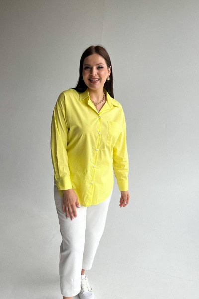 Рубашка LindaLux 1-231 желтый - фото 5