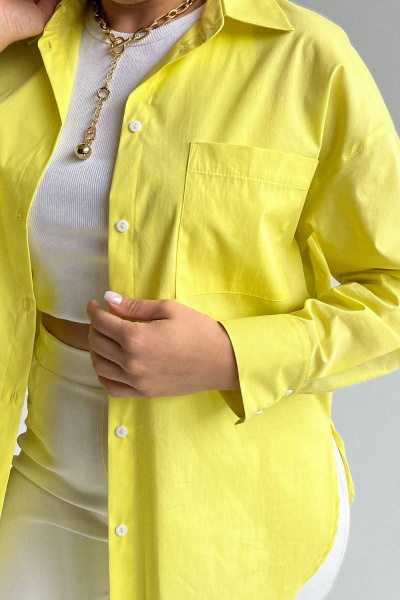 Рубашка LindaLux 1-231 желтый - фото 2