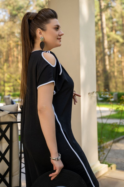 Платье Andina 815 черный - фото 11