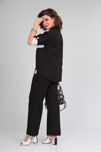 Блуза, брюки Anastasia 1000 черный - фото 11