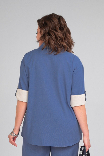 Блуза, брюки Anastasia 1000 голубой - фото 10