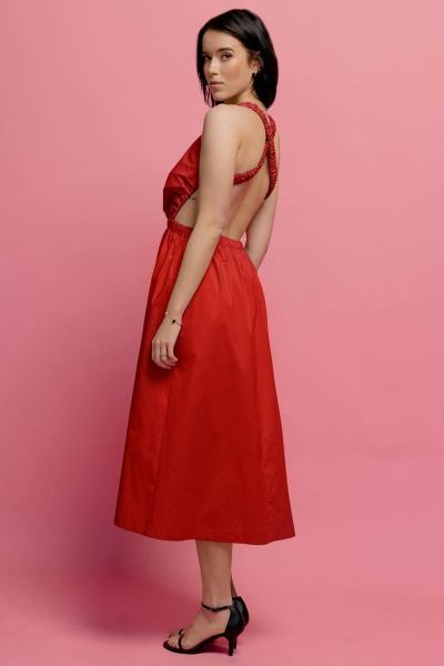 Платье JRSy 2052 красный - фото 1