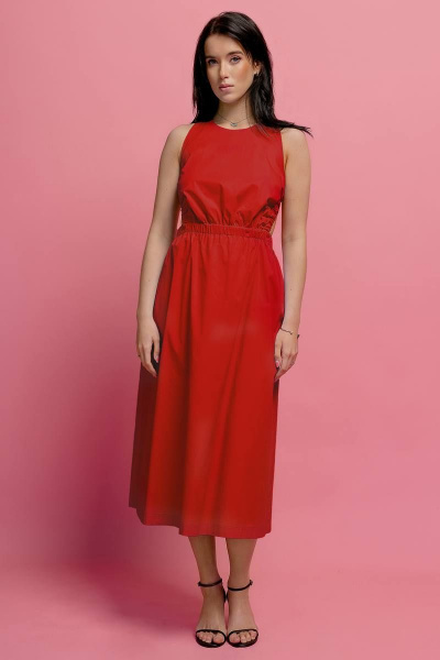 Платье JRSy 2052 красный - фото 2