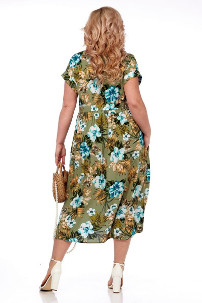 Платье Celentano 5010.2 оливковый - фото 4