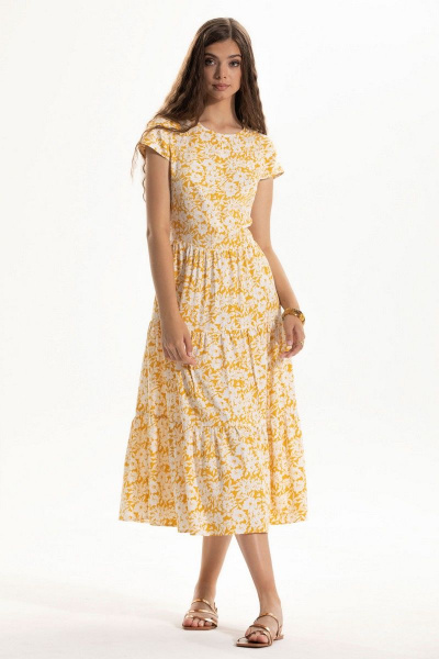 Платье Golden Valley 4911 желтый - фото 1