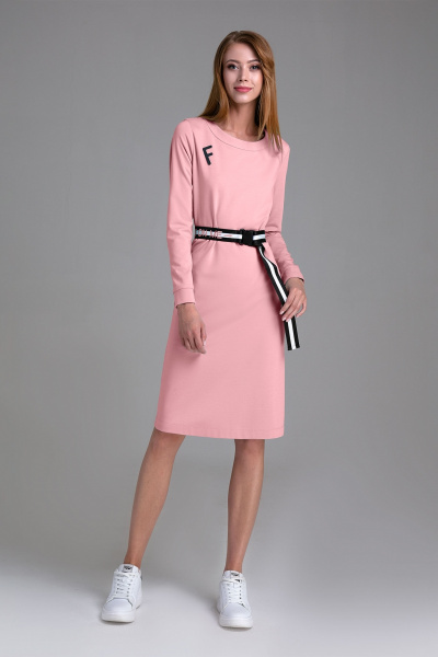 Платье Панда 451780 розовый - фото 1