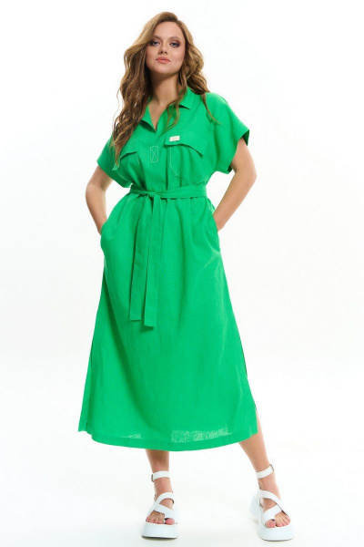 Платье AVE RARA 5030 малахитовый зеленый - фото 1
