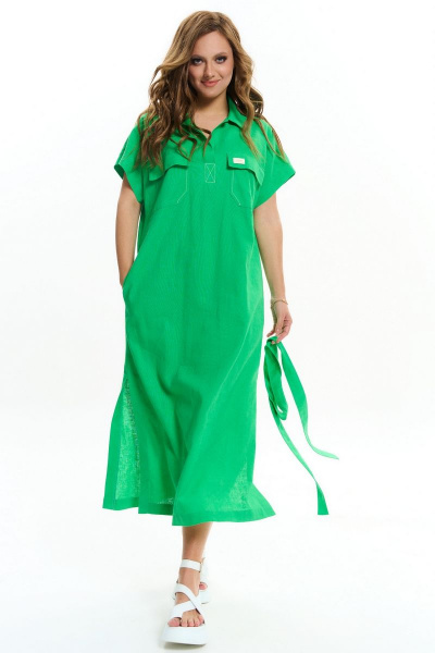 Платье AVE RARA 5030 малахитовый зеленый - фото 2