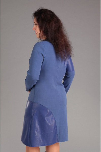 Платье VIA-Mod 346 синий - фото 2